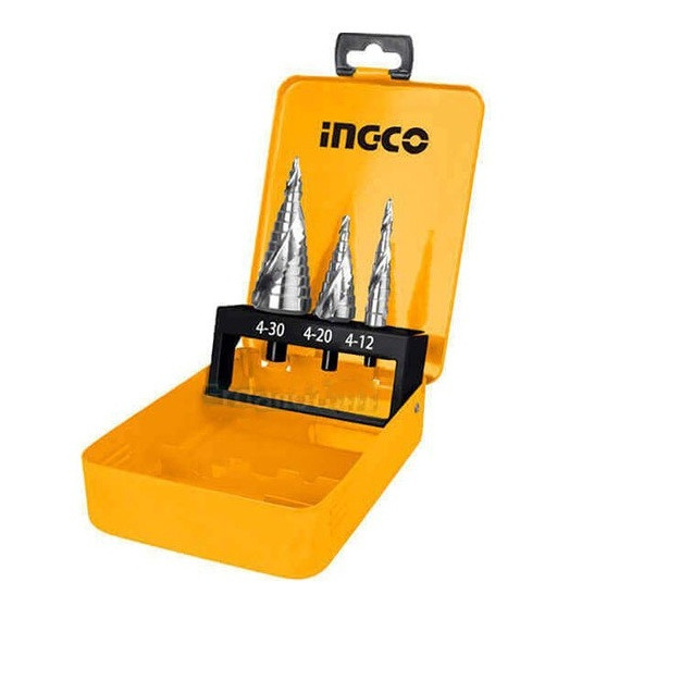 BỘ 3 MŨI KHOAN CHÓP NÓN INGCO AKSDS0302