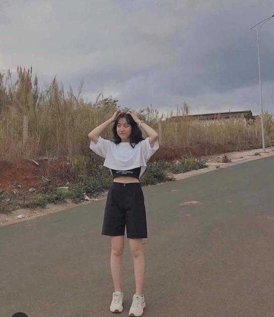 Quần culottes ngố - chất đũi mềm chun sau