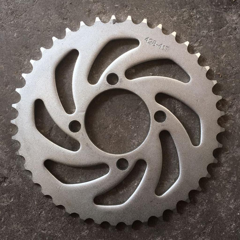 41  428 Chain Rear Sprocket Back Chain Cog 125cc  ATV Dirt Bike
