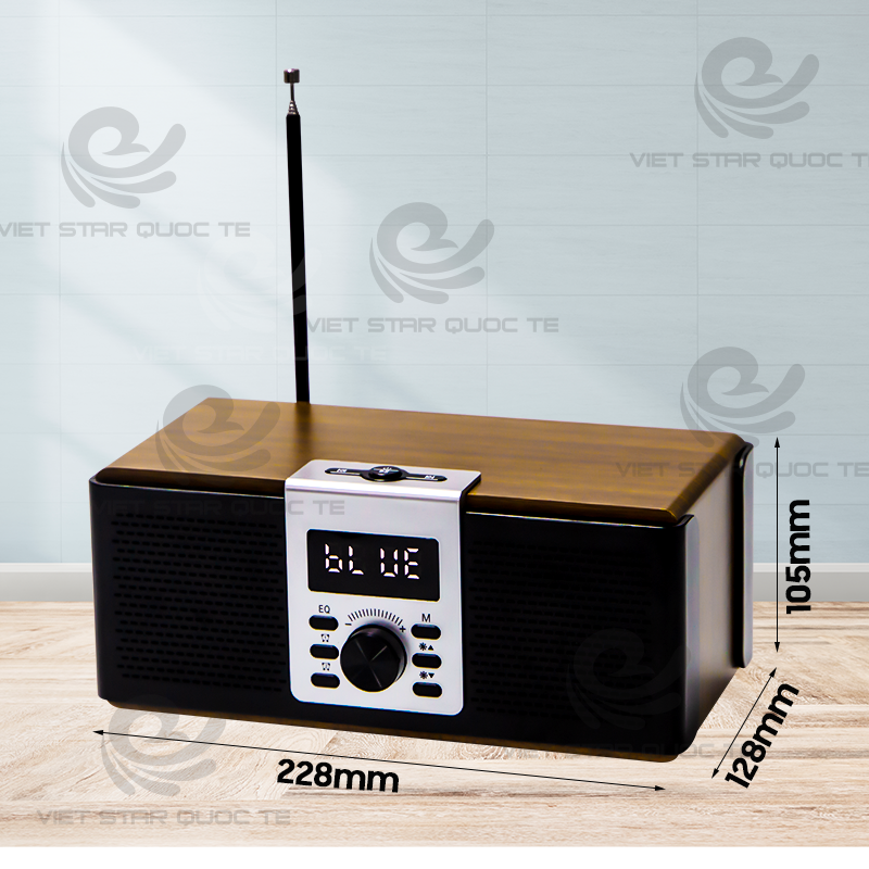 Loa Bluetooth Vi Tính Việt Star Quốc Tế VS3 - Hàng Chính Hãng