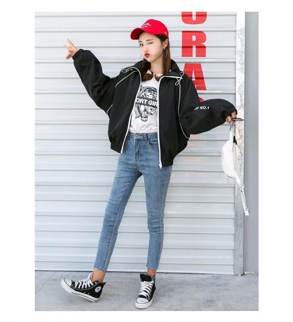 Aod khoác gio nữ form rộng