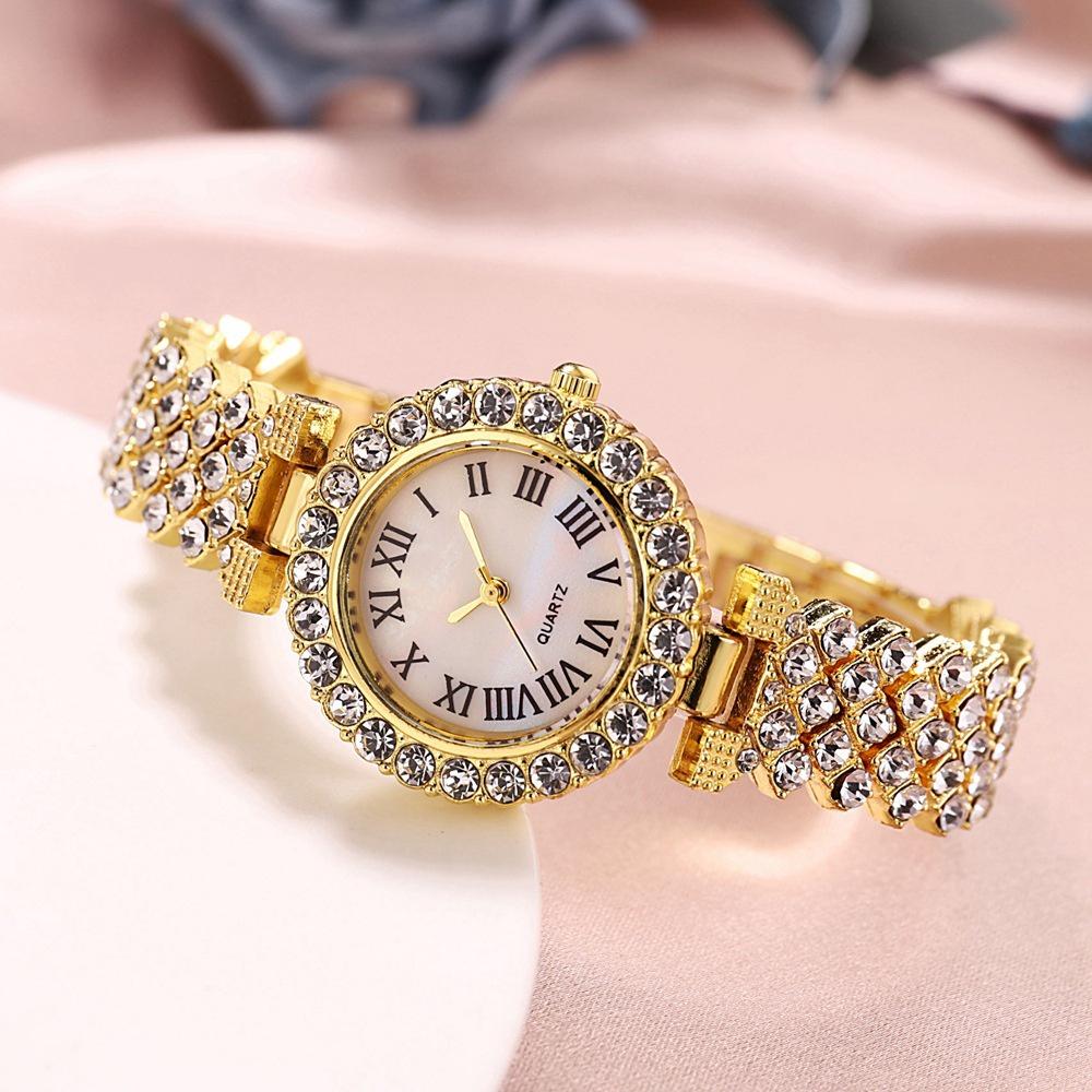 Đồng hồ đeo tay Nữ kim cương Gypsophila, đồng hồ cơ tự động, mạ ...