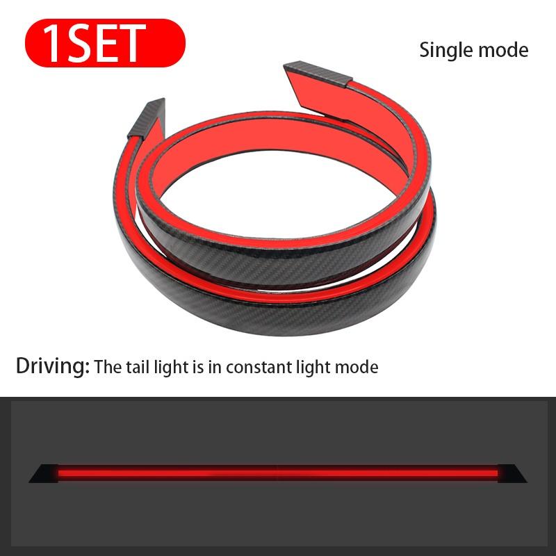 Đèn phanh xe hơi LED sợi carbon Đèn tín hiệu rẽ 130cm