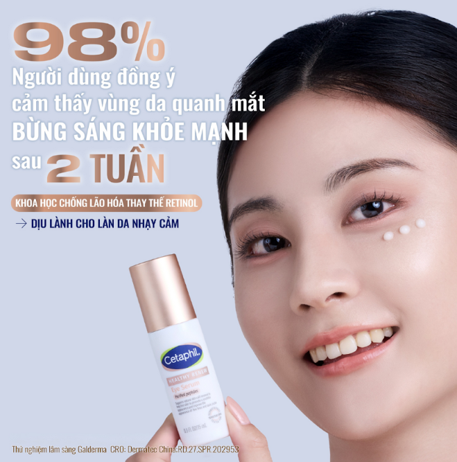 Serum Dưỡng Mắt Tái Tạo Da Cetaphil Healthy Renew 15ML