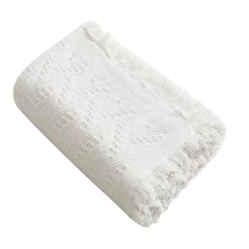 Khăn phủ Sofa, thảm chụp hình, picnic tua rua cao cấp