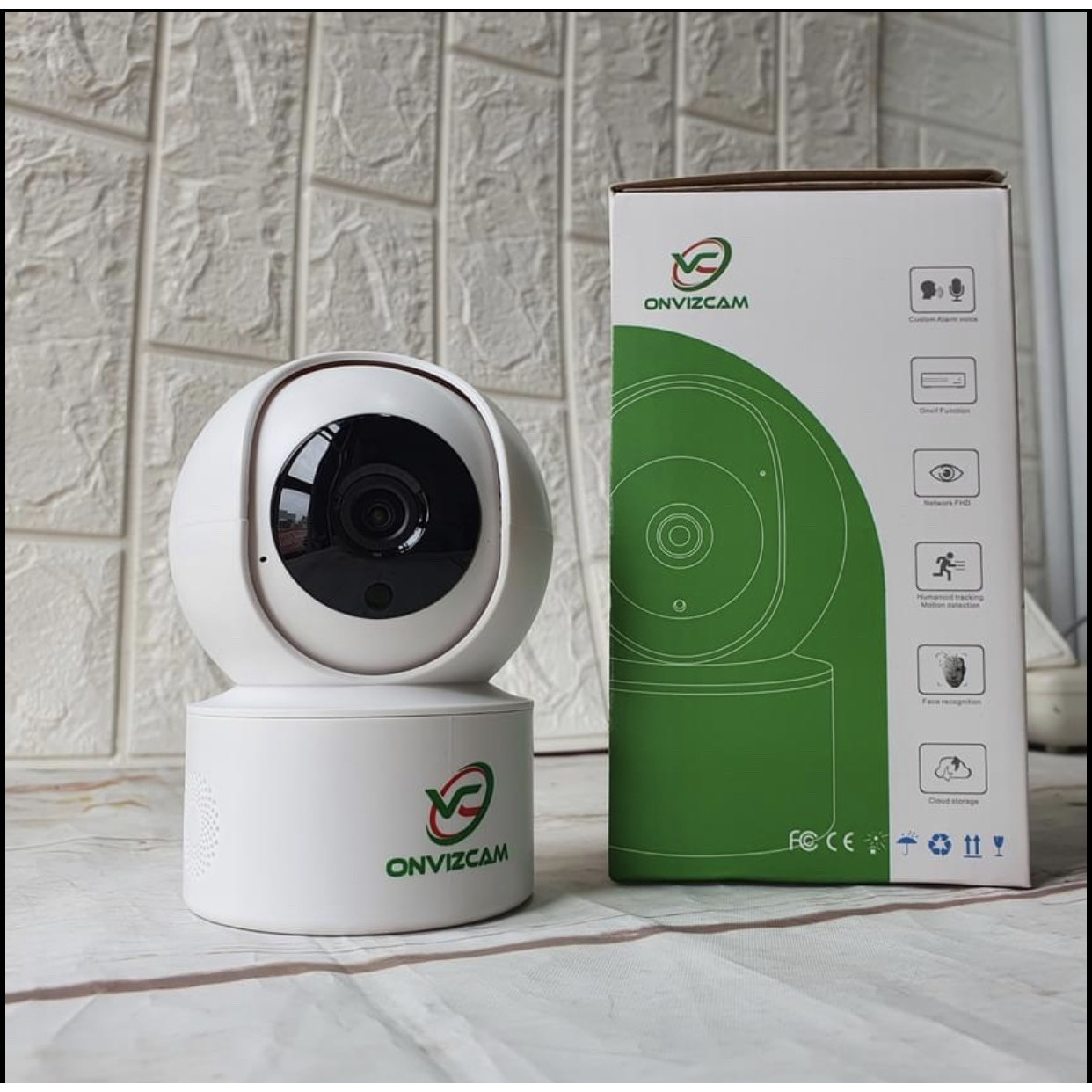 Camera không dây WIFI OEM ONVIZCAM V5 PRO xoay theo chuyển động FULL HD 1080P - Sử dụng App CareCam Pro (TẶNG KÈM ĐẦU ĐỌC THẺ NHỚ CAO CẤP