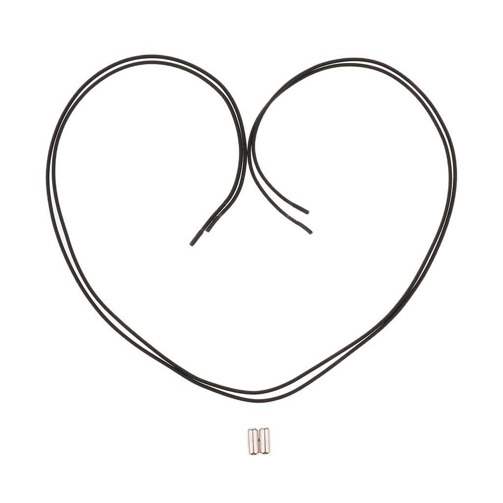 2pcs/Set Unisex No Tie Shoe Laces Elastic Rubber Shoelaces Elastics