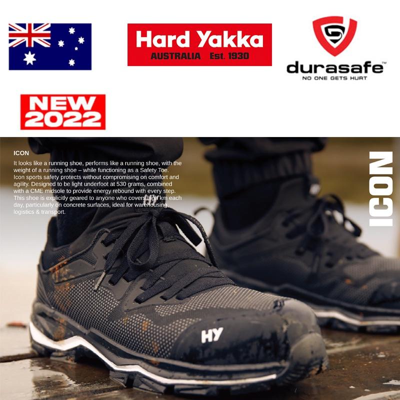 Giày HARD YAKKA Y60337 ICON Safety Shoe Black size EU 39,41,42