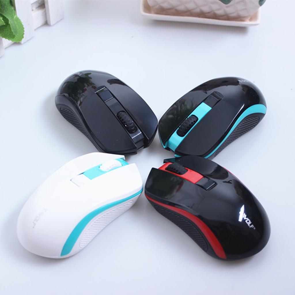 USB Wireless Adapter Mouse Cordless Optical Scroll Mouse