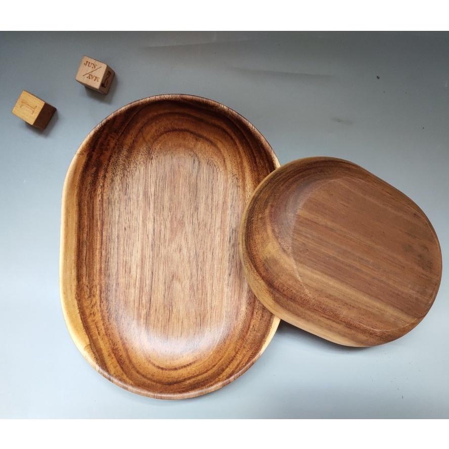 Bát Salad Gỗ Keo Cỡ Lớn Nhỏ Dùng Ăn Salad, Trộn Hoa Quả, Trang trí Chụp Ảnh của Craft Closet