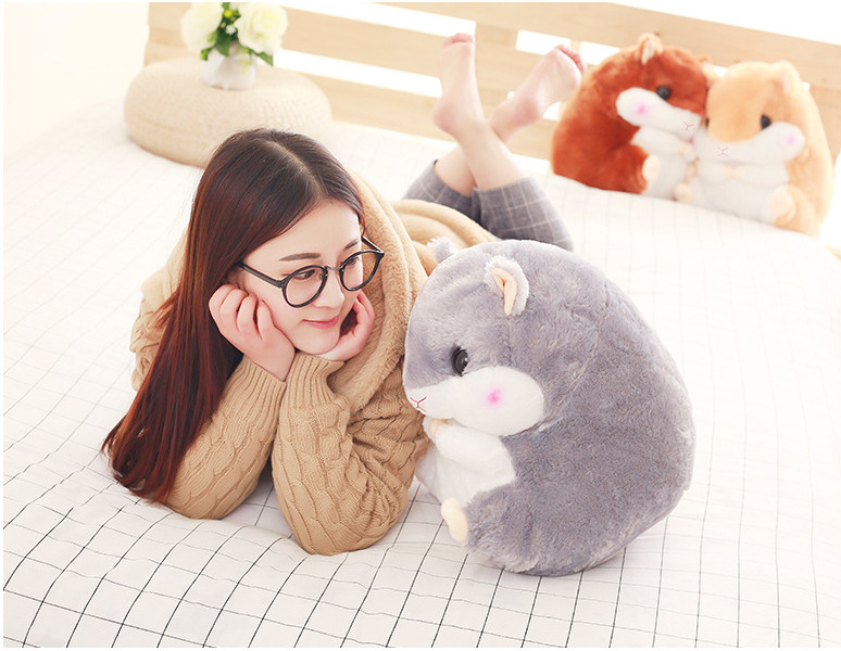 Gối mền chuột hamster 3 trong 1