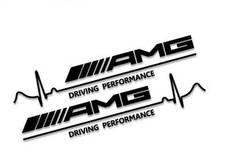 Đảm bảo chất lượng phù hợp với miếng dán cửa Mercedes-Benz Miếng dán chắn bùn AMG miếng dán thân miếng dán sửa đổi phản quang