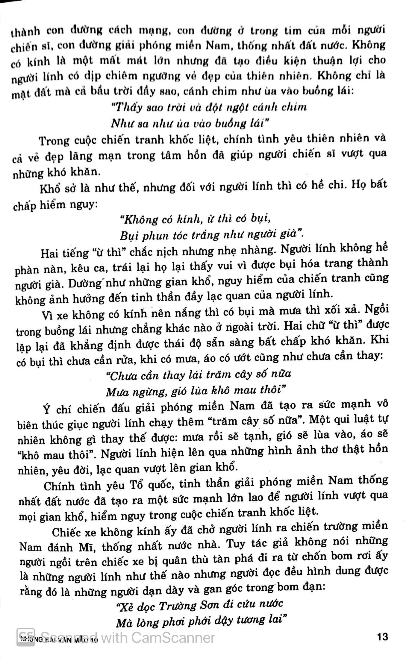 Những Bài Văn Mẫu 10