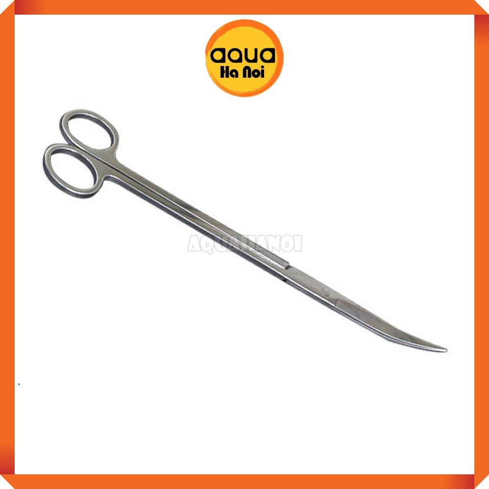 Kéo lưỡi thẳng/lưỡi cong cắt tỉa cây thủy sinh - inox không gỉ