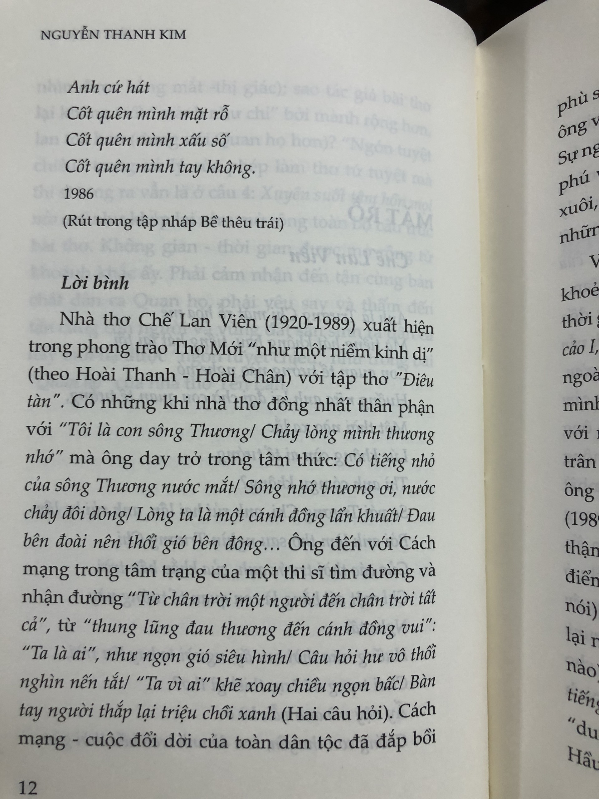 Cảm Nhận 69 - Thơ chọn và bình (Nguyễn Thanh Kim)