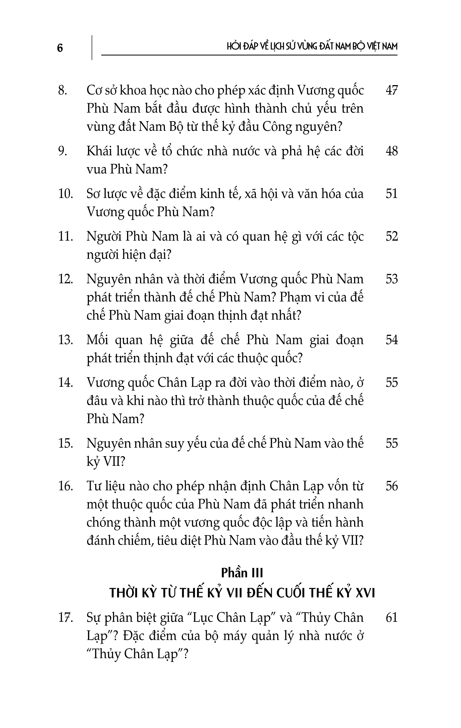 Hỏi Đáp Về Lịch Sử Vùng Đất Nam Bộ Việt Nam