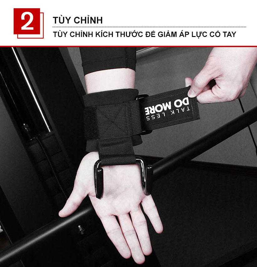 Dây kéo lưng trợ lực cổ tay AOLIKES 7642 nâng tạ tập gym sports fitness protection help wristbands