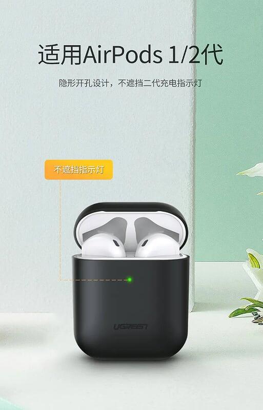 Ugreen UG70569LP170TK hộp đựng tai nghe airpods màu đen - HÀNG CHÍNH HÃNG