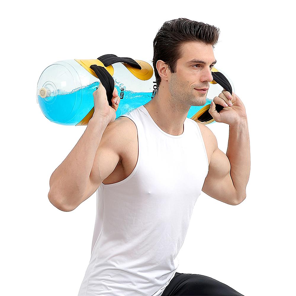 Water Weight Bag with Air Pump Liquid Paint for Home Gym Fitness Training