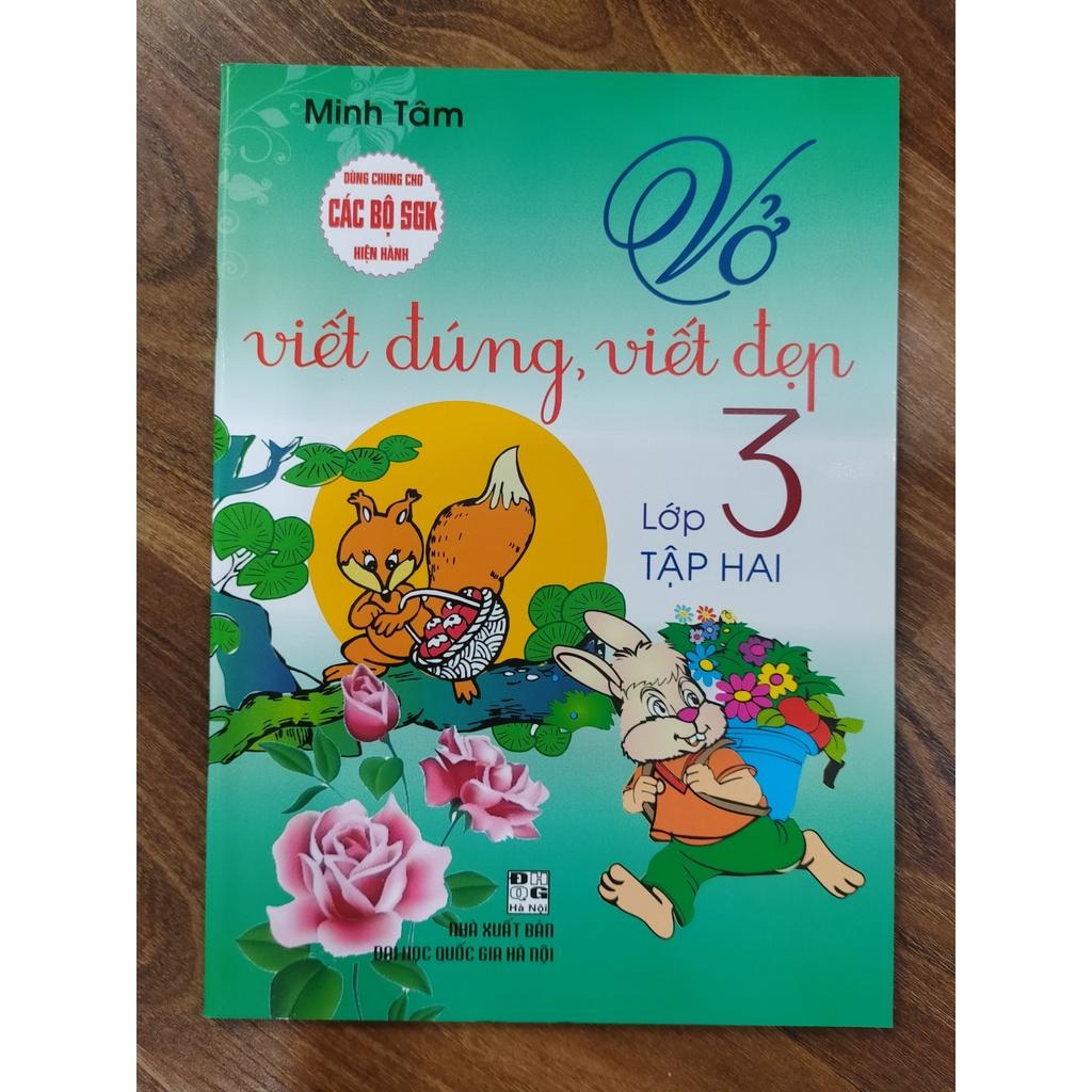 Sách - Vở Viết Đúng, Viết Đẹp 3 - Tập 2