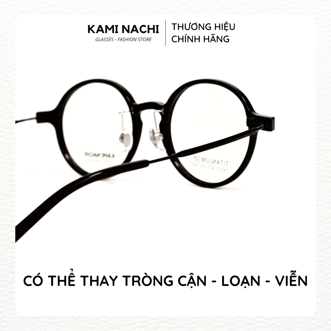 Gọng kính The Angel phiên bản Gabi chất liệu Titanium mạ I-on mã 16101X KAMI NACHI