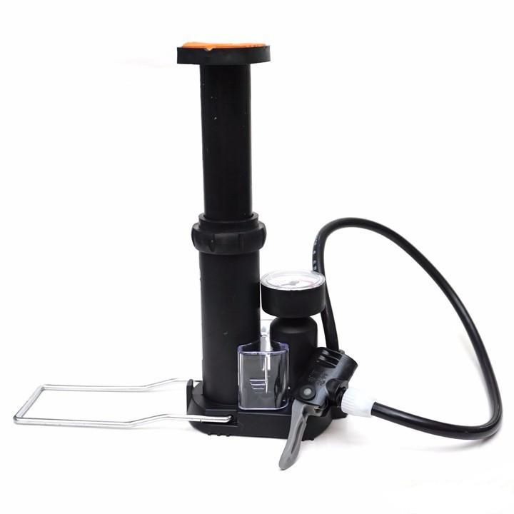 Bơm xe đạp, xe máy đạp chân mini