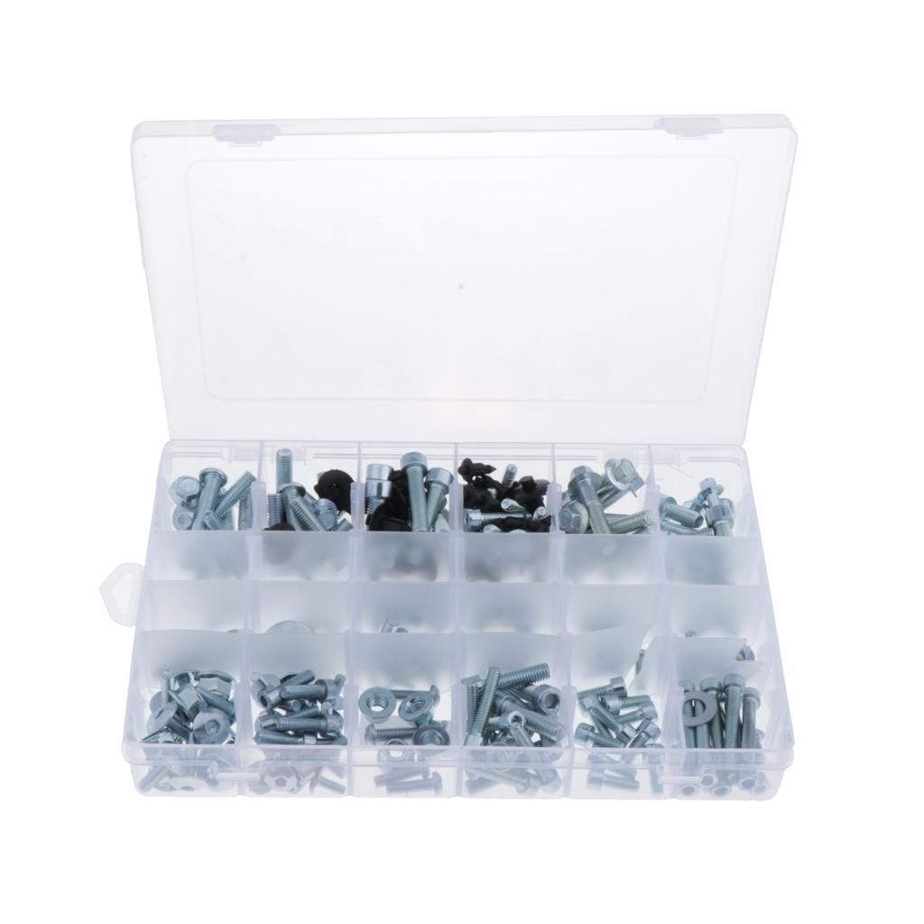 Motorcycle 250pcs Pack Nuts &  Kit for Japanese Sport Bikes