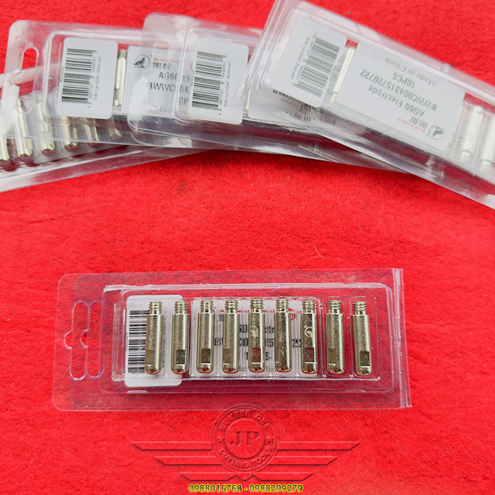 Điện Cực và Bép Cắt AG60 Hiệu Con Sói cho Máy Cắt Plasma