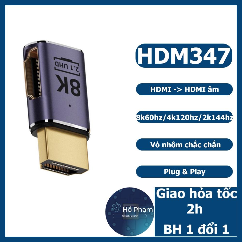 Đầu nối hdmi 4k 8k xoay góc 270 90 độ cho HDTV HDMI, tivi, máy chiếu - Hồ Phạm