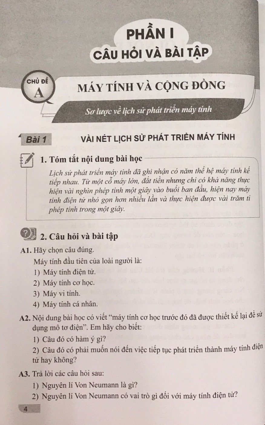 Bài Tập Tin Học Lớp 8 - Bộ Cánh Diều