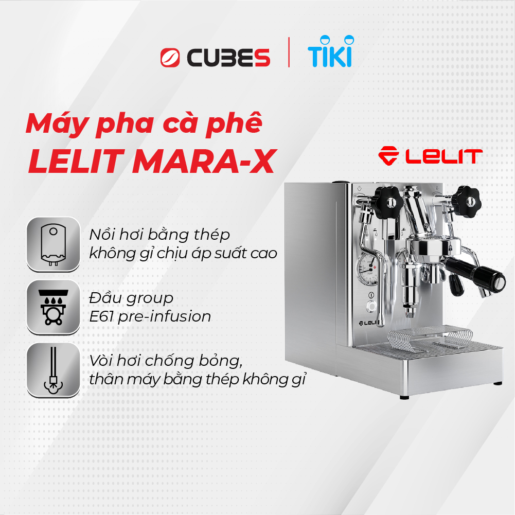 Máy pha cà phê Lelit Mara X PL62X - Hàng nhập khẩu từ Ý