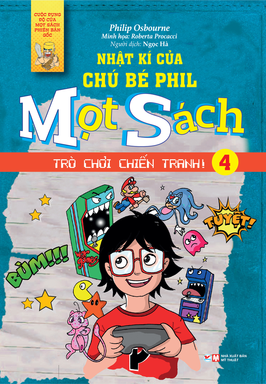 Sách - Trọn bộ Nhật ký của chú bé Phil Mọt sách( 5 cuốn) Tặng Bookmark Vadata