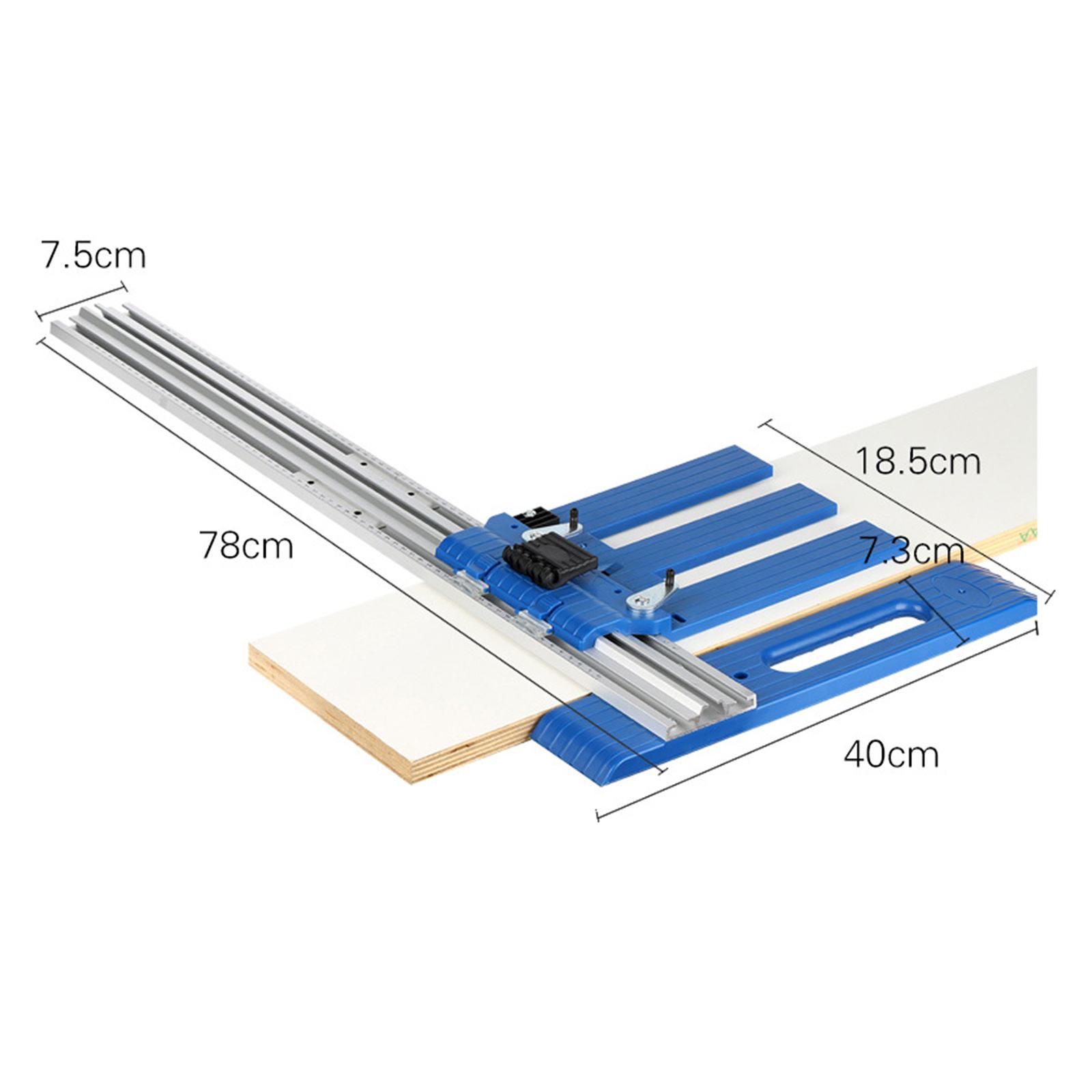 Electric Saw Fixed Guide Rail Slide Rail Edge-cutting Woodworking Tool