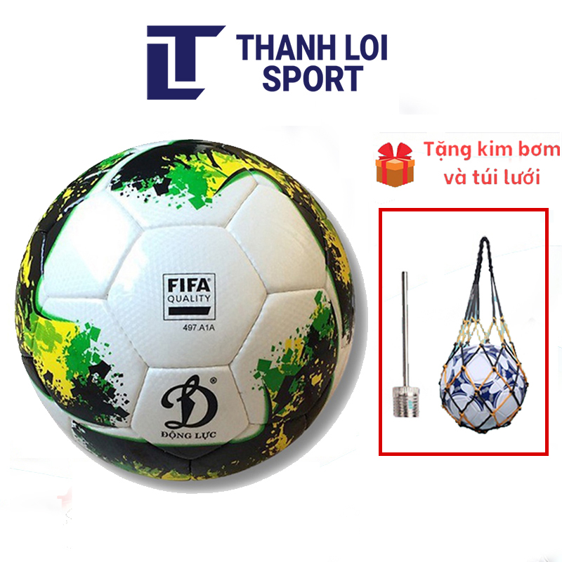 Quả Bóng Đá FIFA Quality UHV 2.05 Galaxy Green Size 5 - Tặng Kim Bơm + Túi Lưới