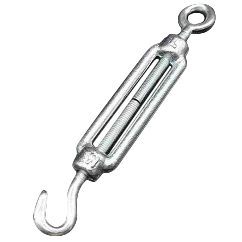 Turnbuckle 16mm Stainless Steel Hook And Eye Tension Adjustment Gate Bracket