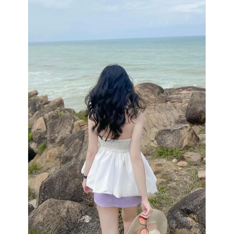 SET CHÂN VÁY A + ÁO PHI CUP NGỰC