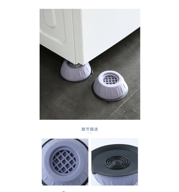 Bộ 04 chân đế cao su chống rung máy giặt
