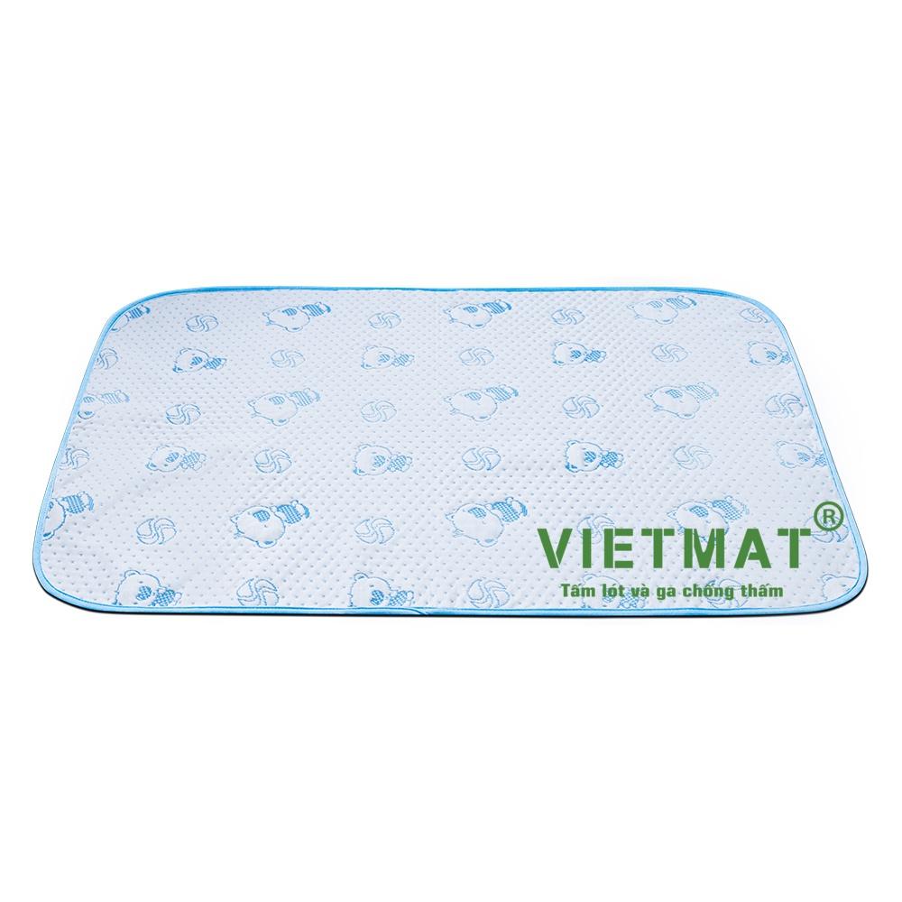 Size 40x50cm tấm lót chống thấm cho bé VIETMAT 4 lớp mềm êm, thoáng mát, không nóng, không sột soạt, giặt máy