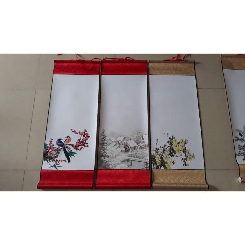 Biểu bo lụa in hình nền 30x80cm