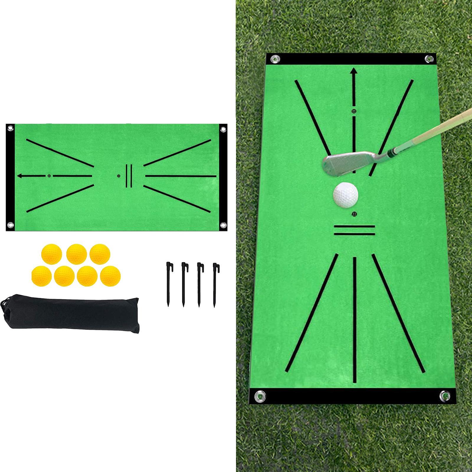 Backyard Golf Training Mat Indoor Outdoor Training Aid Fairway Mat for Golf Practice
