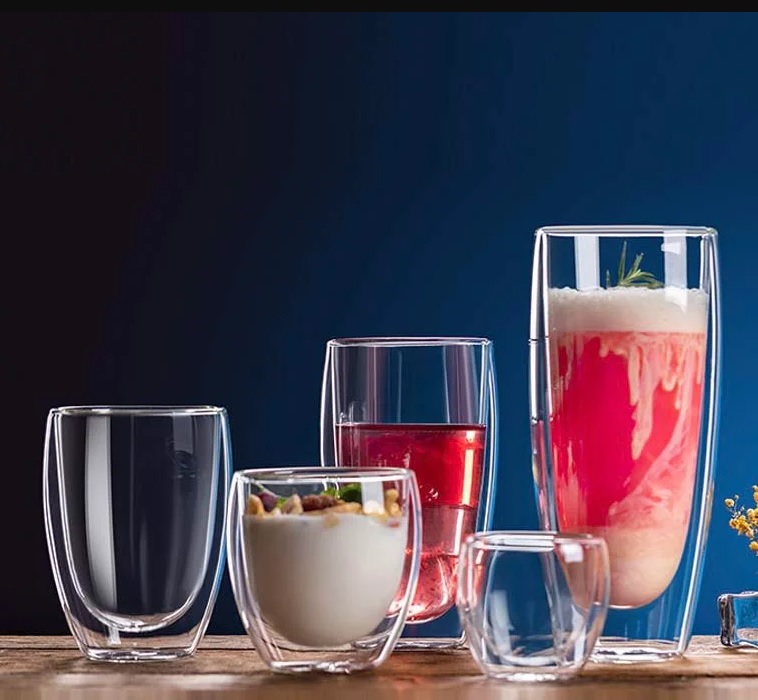 Cốc thủy tinh 2 lớp chịu nhiệt