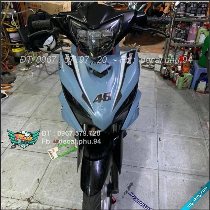 Tem Rời Exciter 135 Movistar Xám xi măng