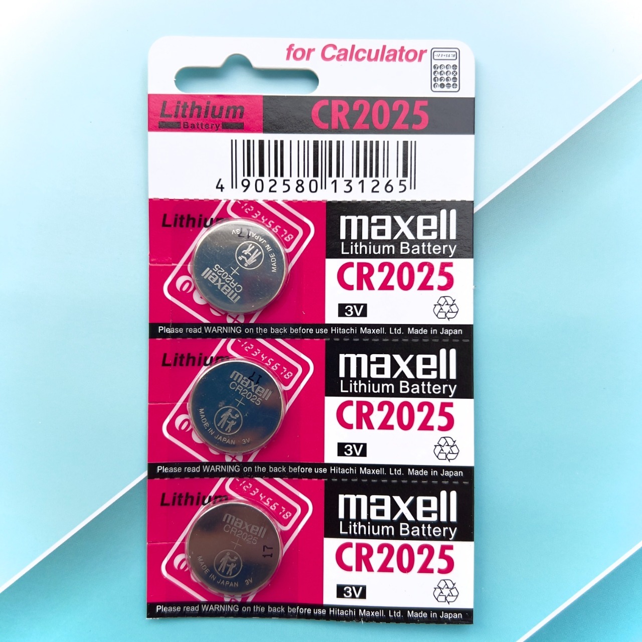 Pin Maxell CR2025 3V (Viên Lẻ) Hàng Chính Hãng Nhật Bản Date 2030 Made in Japan