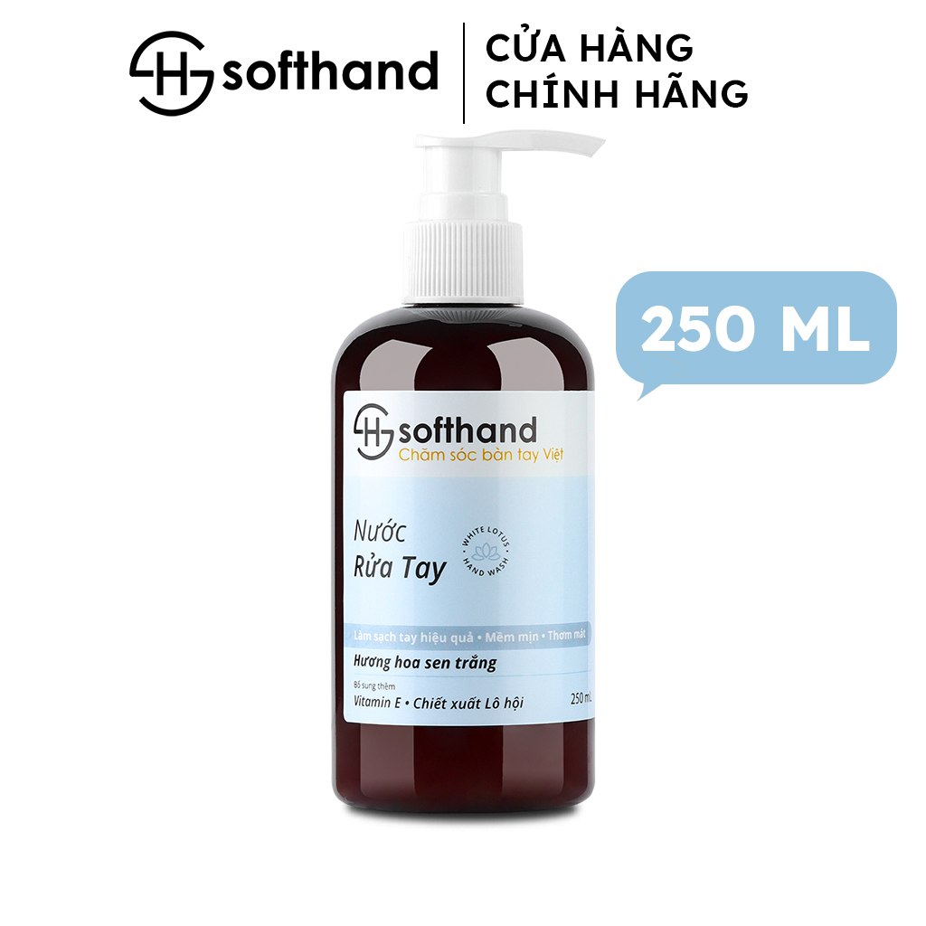 Nước rửa tay Softhand 250mL/chai