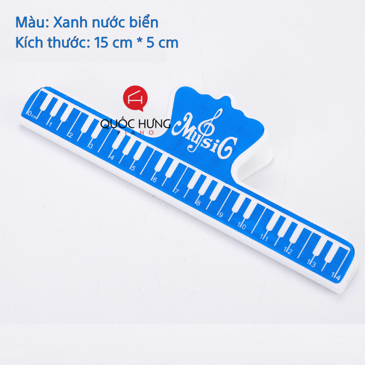 Kẹp bản nhạc hình Piano, kẹp tài liệu, guitar, sách vở… (kẹp dài hàng chuẩn)