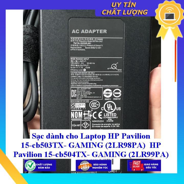 Sạc dùng cho Laptop HP Pavilion 15-cb503TX- GAMING (2LR98PA) HP Pavilion 15-cb504TX- GAMING (2LR99PA) - Hàng Nhập Khẩu New Seal