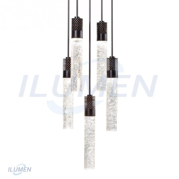 Đèn Thả Trần Phòng Khách Thủy Tinh Đèn Thả Sea Urchan Trang Trí Nhà Hàng Khách Sạn Chung Cư