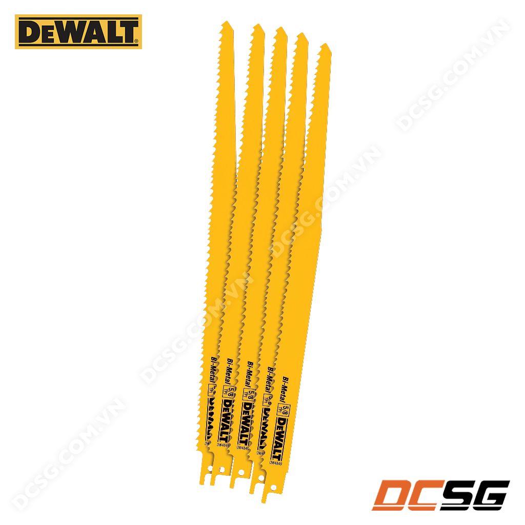 Lưỡi cưa kiếm cắt gỗ có lẫn đinh 30.5cm 5/8TPI DEWALT DW4849 | DCSG