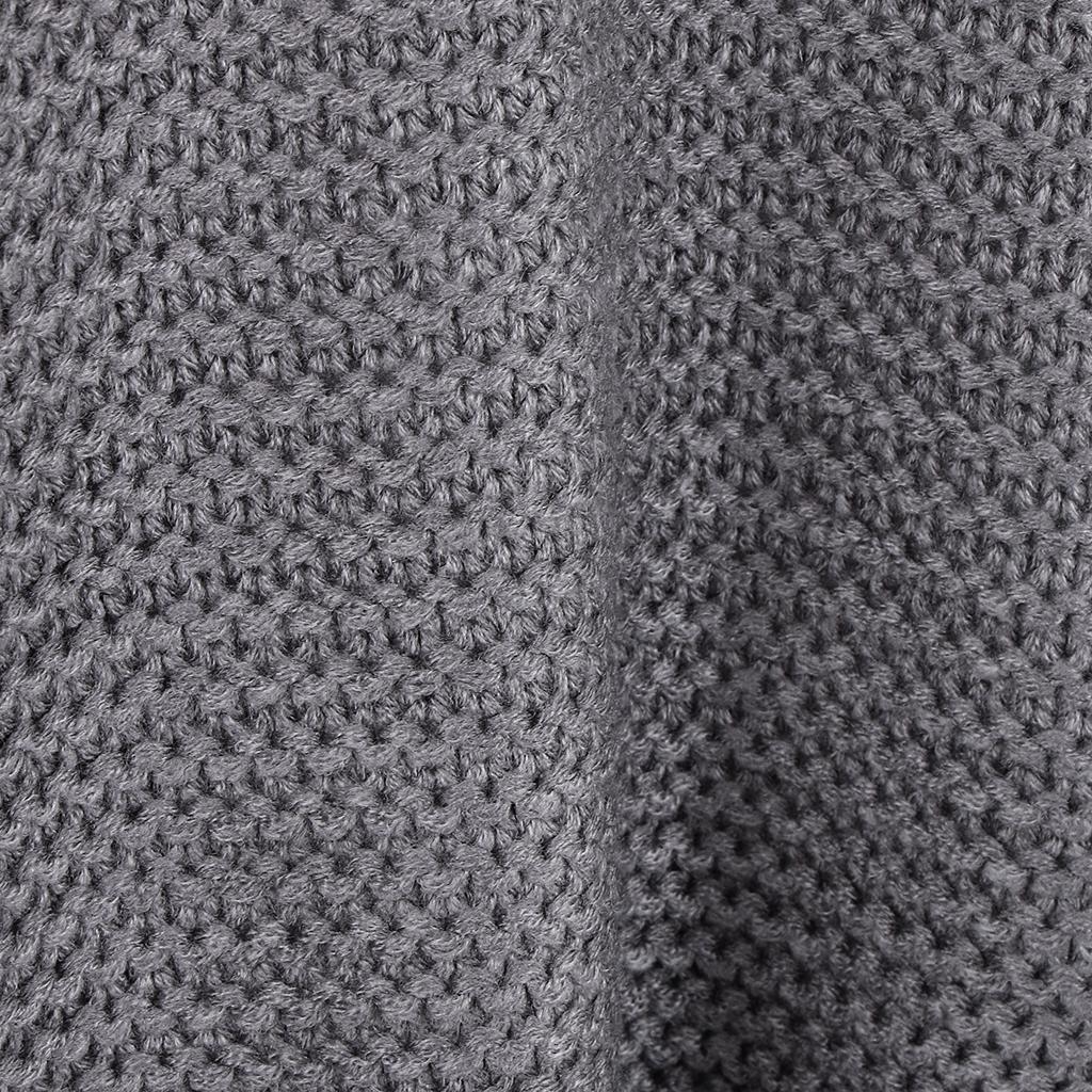 Women's Casual High Turtleneck Chunky Knit Sweater Oversized Pullover
