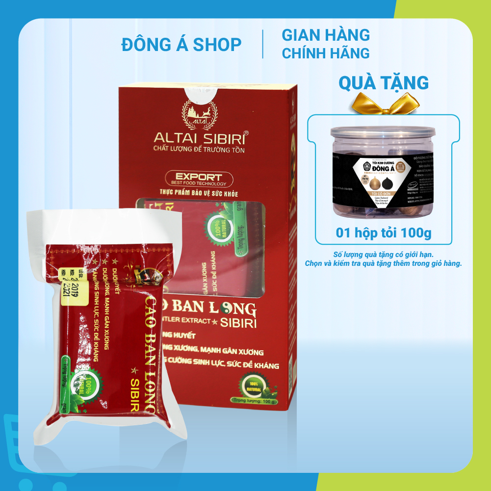 Cao Ban Long Sibiri - Hỗ trợ bổ huyết, dưỡng xương. hỗ trợ tăng cường sinh lực - SX tại nhà máy đạt tiêu chuẩn GMP